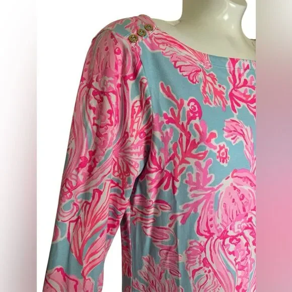 Lilly Pulitzer Midi Sophie Dress Coral Dress - Picture 4 of 9